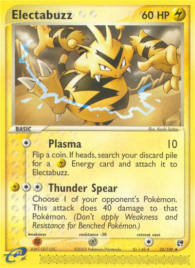 Electabuzz (35/100) [EX: Sandstorm] | L.A. Mood Comics and Games