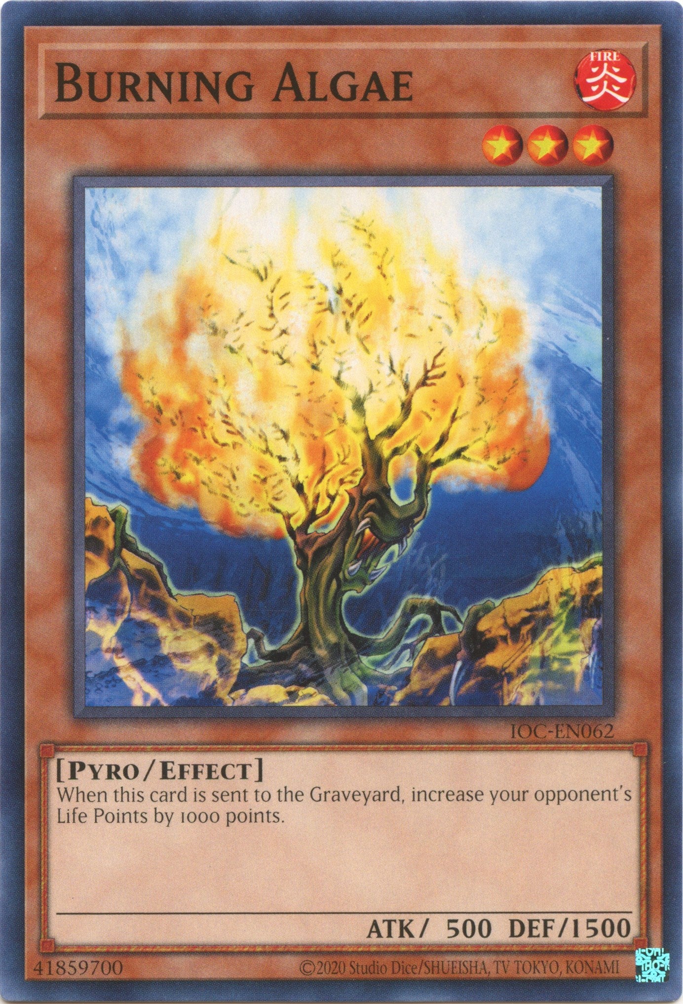 Burning Algae (25th Anniversary) [IOC-EN062] Common | L.A. Mood Comics and Games