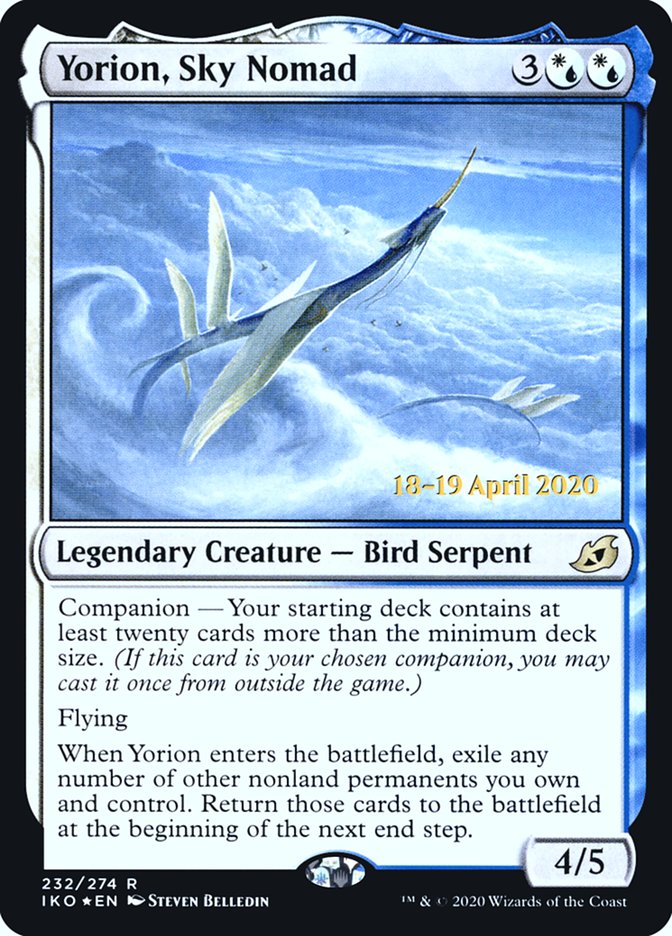 Yorion, Sky Nomad [Ikoria: Lair of Behemoths Prerelease Promos] | L.A. Mood Comics and Games