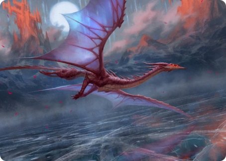 Manaform Hellkite Art Card [Innistrad: Crimson Vow Art Series] | L.A. Mood Comics and Games