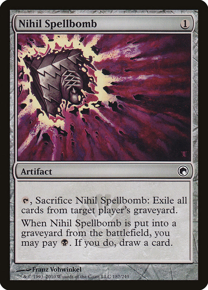 Nihil Spellbomb [Scars of Mirrodin] | L.A. Mood Comics and Games