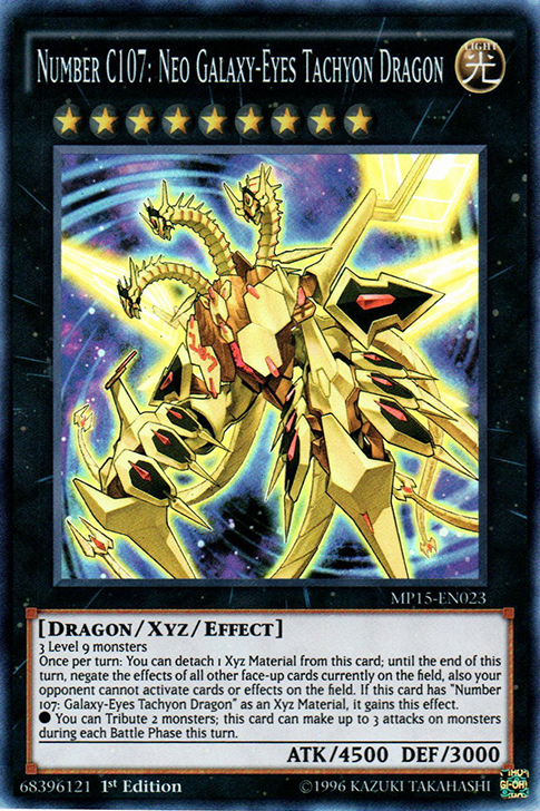 Number C107: Neo Galaxy-Eyes Tachyon Dragon [MP15-EN023] Super Rare | L.A. Mood Comics and Games