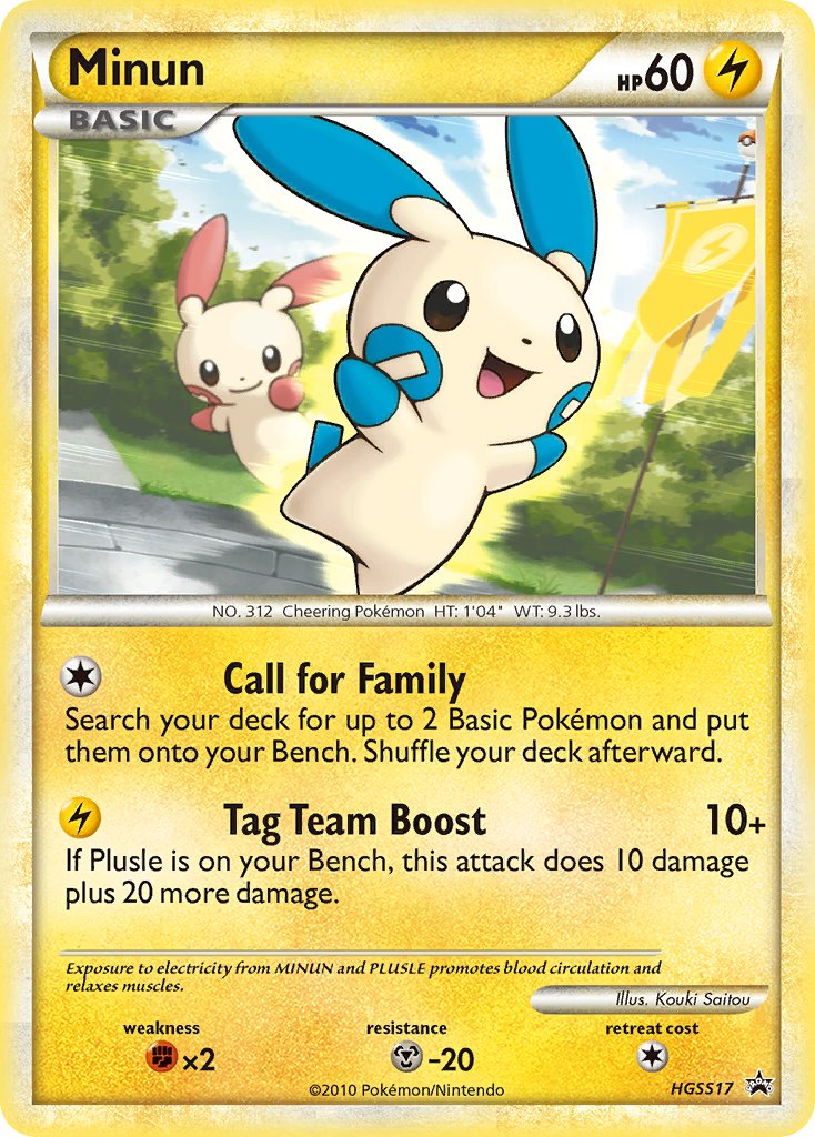 Minun (HGSS17) [HeartGold & SoulSilver: Black Star Promos] | L.A. Mood Comics and Games