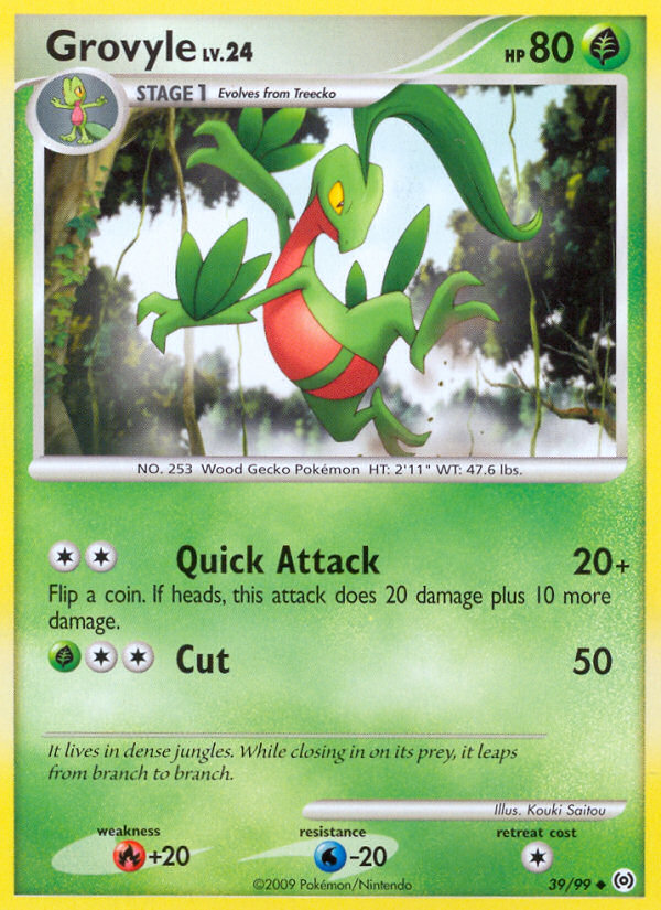 Grovyle (39/99) [Platinum: Arceus] | L.A. Mood Comics and Games