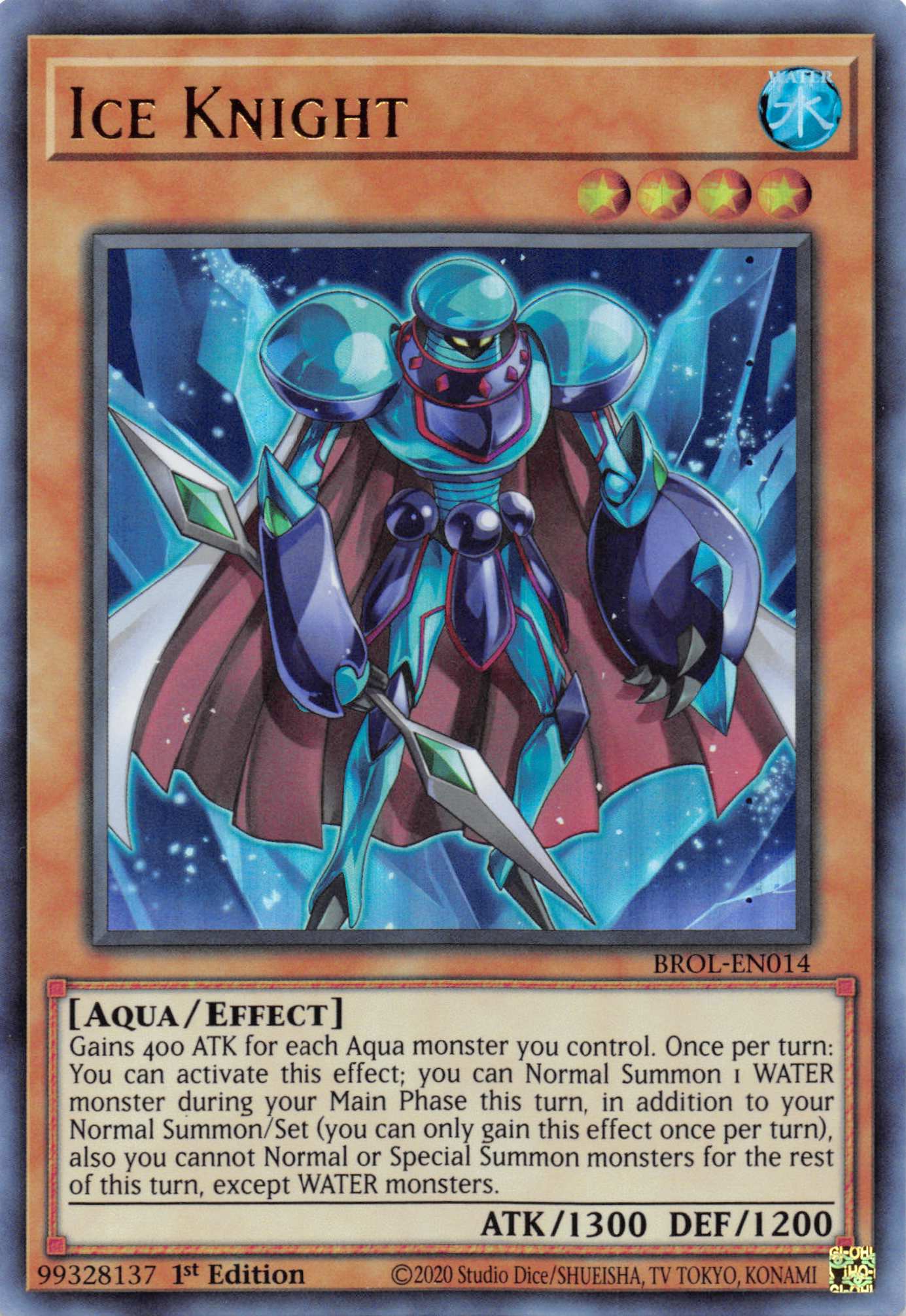 Ice Knight [BROL-EN014] Ultra Rare | L.A. Mood Comics and Games
