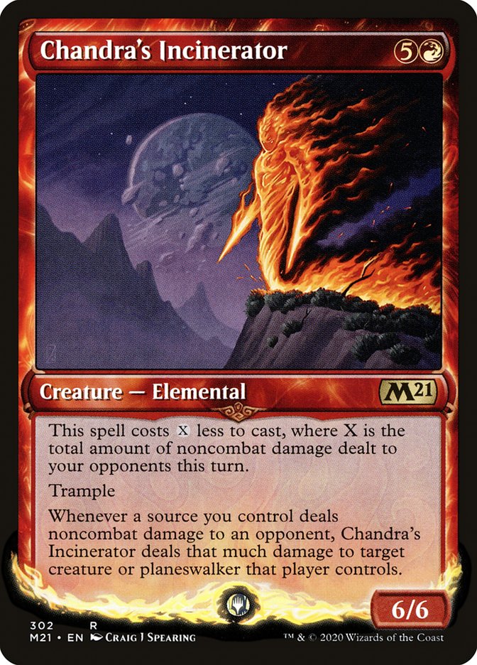 Chandra's Incinerator (Showcase) [Core Set 2021] | L.A. Mood Comics and Games