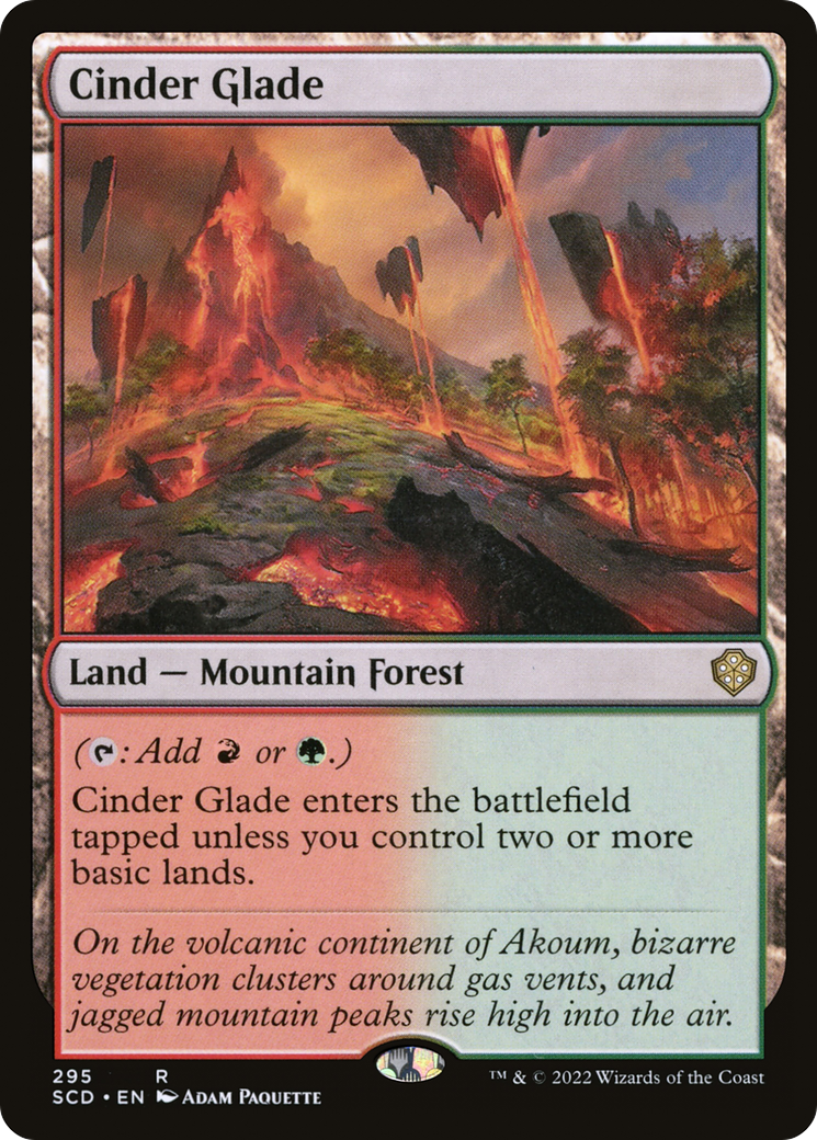 Cinder Glade [Starter Commander Decks] | L.A. Mood Comics and Games