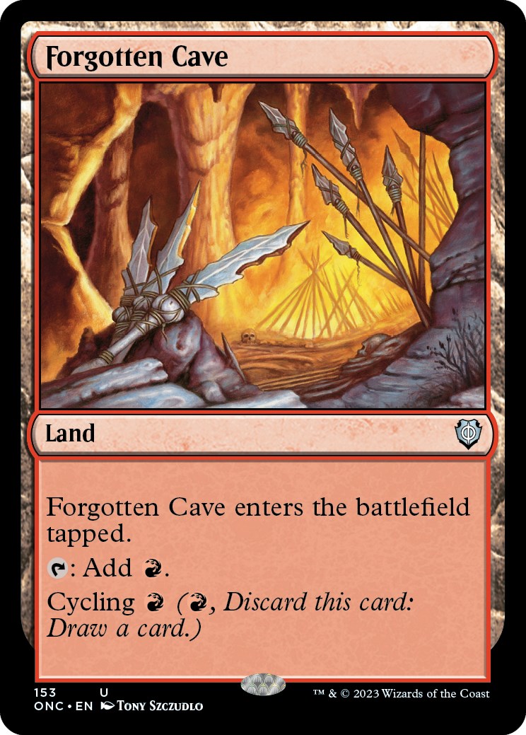 Forgotten Cave [Phyrexia: All Will Be One Commander] | L.A. Mood Comics and Games