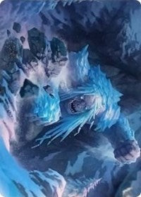 Icehide Troll Art Card [Kaldheim Art Series] | L.A. Mood Comics and Games