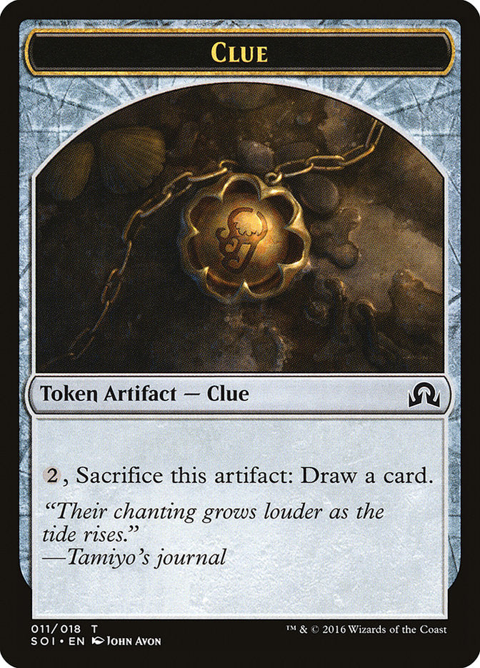 Clue Token (011/018) [Shadows over Innistrad Tokens] | L.A. Mood Comics and Games