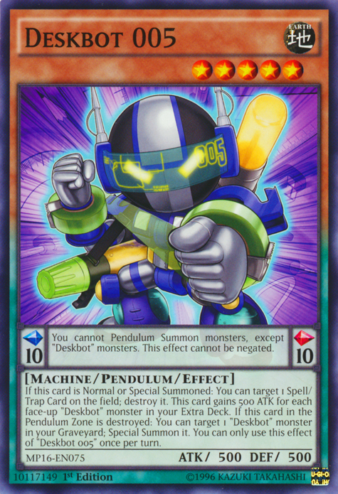 Deskbot 005 [MP16-EN075] Common | L.A. Mood Comics and Games