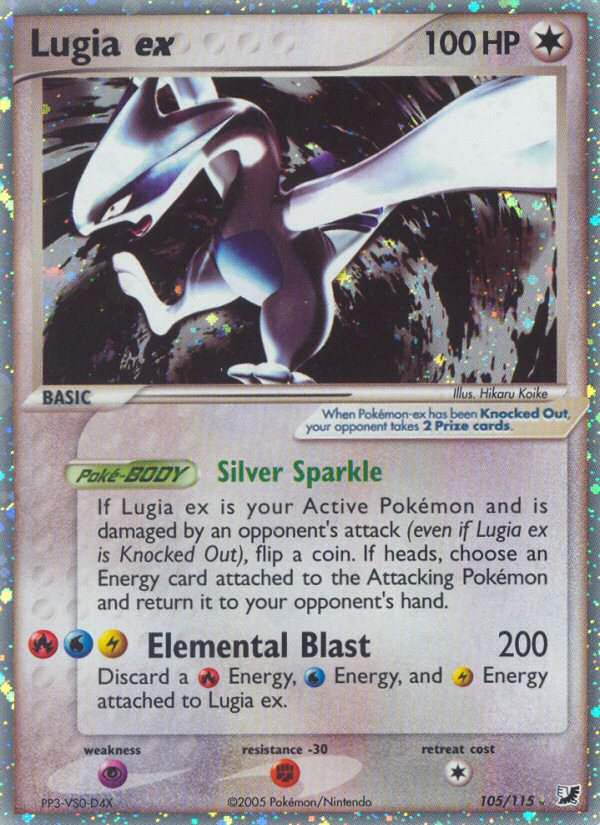 Lugia ex (105/115) [EX: Unseen Forces] | L.A. Mood Comics and Games
