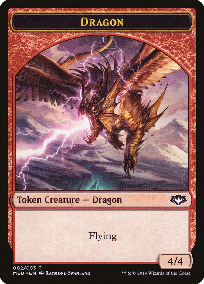 Dragon Token [Mythic Edition Tokens] | L.A. Mood Comics and Games