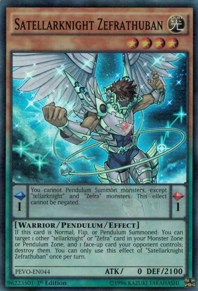 Satellarknight Zefrathuban [PEVO-EN044] Super Rare | L.A. Mood Comics and Games