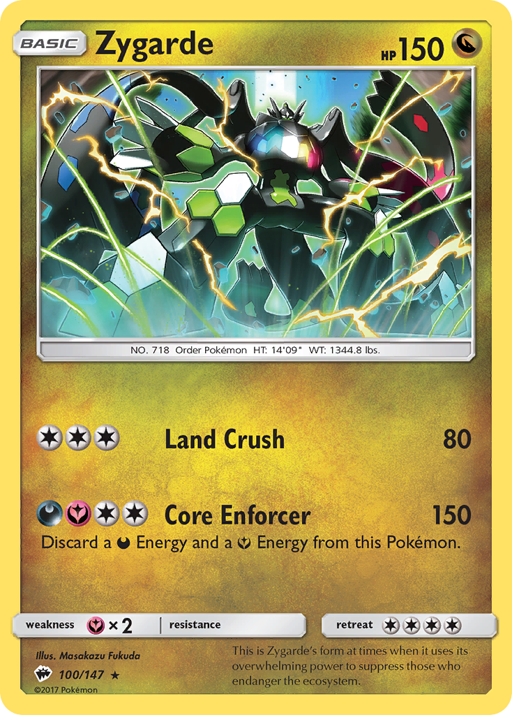 Zygarde (100/147) [Sun & Moon: Burning Shadows] | L.A. Mood Comics and Games