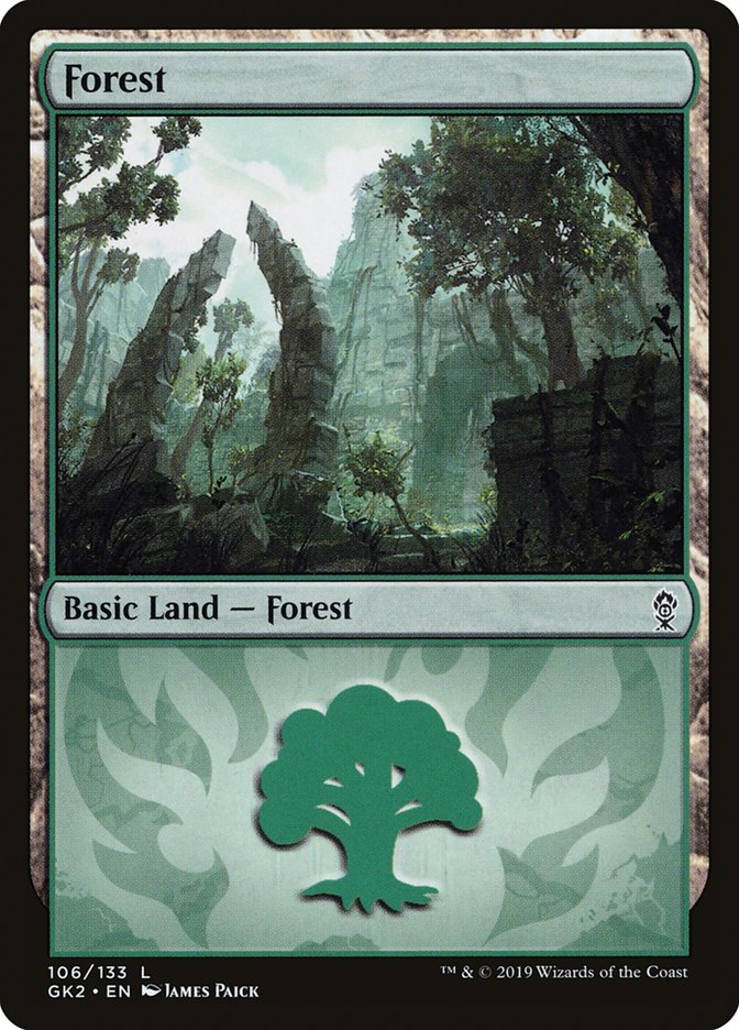 Forest (106) [Ravnica Allegiance Guild Kit] | L.A. Mood Comics and Games