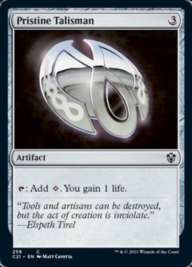 Pristine Talisman [Commander 2021] | L.A. Mood Comics and Games