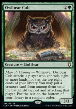 Owlbear Cub [Commander Legends: Battle for Baldur's Gate] | L.A. Mood Comics and Games