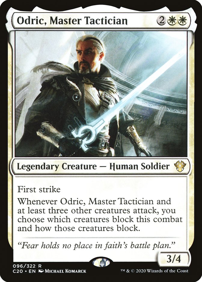 Odric, Master Tactician [Commander 2020] | L.A. Mood Comics and Games