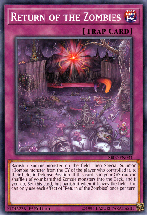 Return of the Zombies [SR07-EN034] Common | L.A. Mood Comics and Games