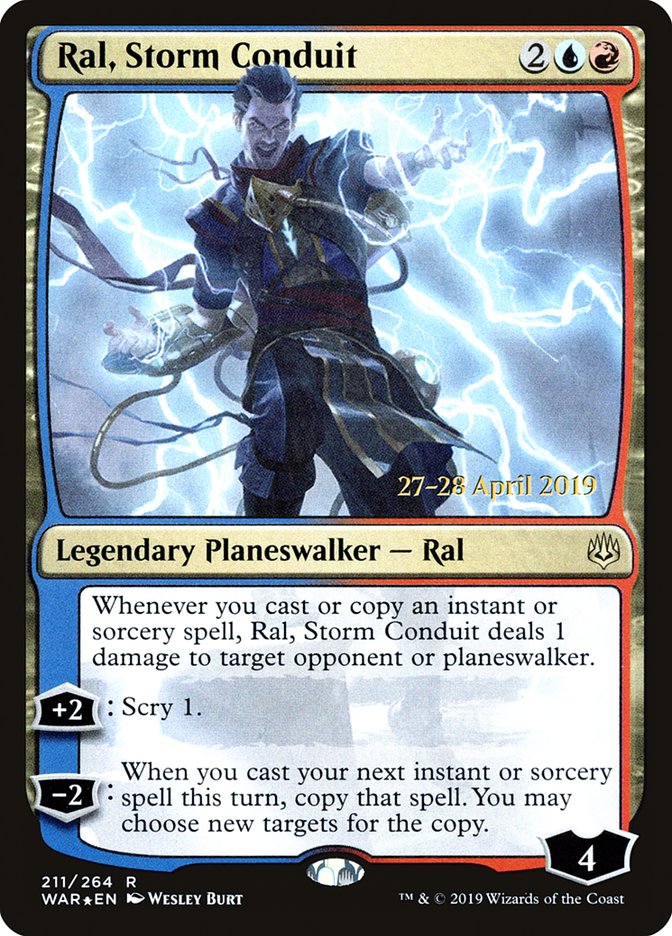 Ral, Storm Conduit [War of the Spark Prerelease Promos] | L.A. Mood Comics and Games