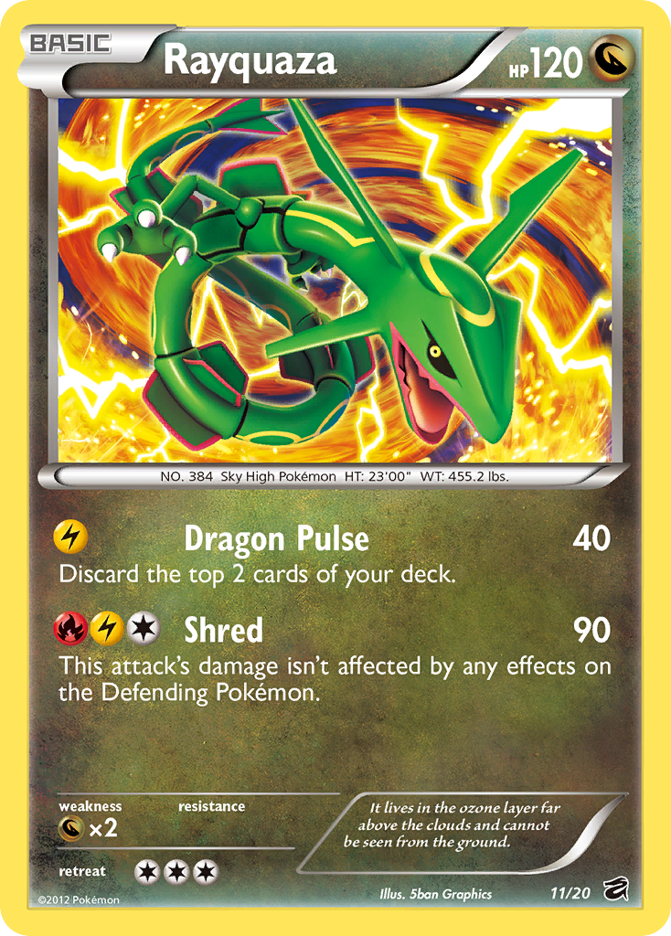 Rayquaza (11/20) [Black & White: Dragon Vault] | L.A. Mood Comics and Games