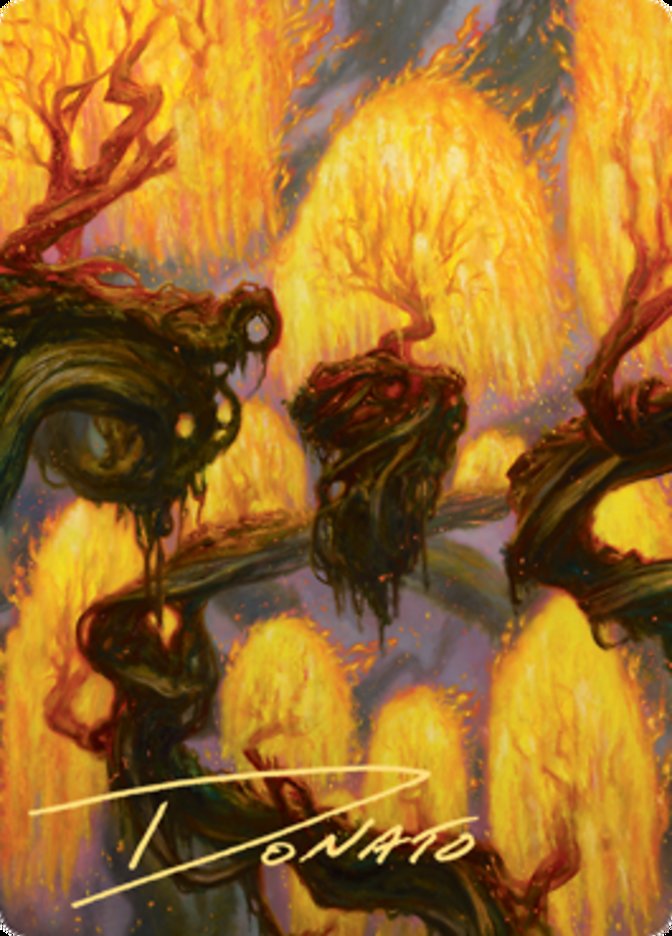 Grove of the Burnwillows Art Card (Gold-Stamped Signature) [Zendikar Rising Art Series] | L.A. Mood Comics and Games