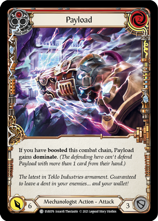 Payload (Red) [EVR076] (Everfest)  1st Edition Rainbow Foil | L.A. Mood Comics and Games