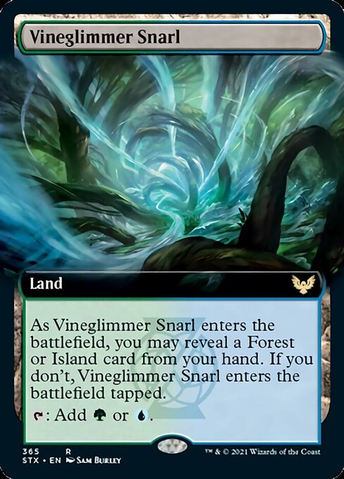 Vineglimmer Snarl (Extended Art) [Strixhaven: School of Mages] | L.A. Mood Comics and Games