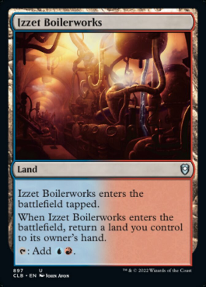 Izzet Boilerworks [Commander Legends: Battle for Baldur's Gate] | L.A. Mood Comics and Games