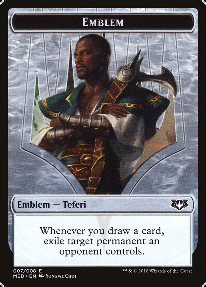 Teferi, Hero of Dominaria Emblem [Mythic Edition Tokens] | L.A. Mood Comics and Games