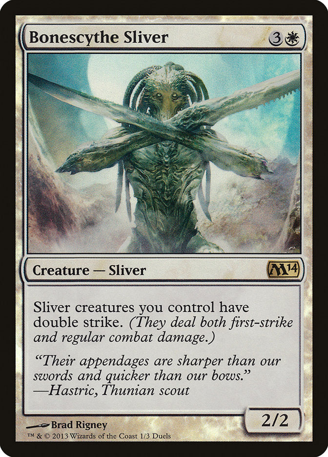 Bonescythe Sliver (Duels of the Planeswalkers Promos) [Duels of the Planeswalkers Promos 2013] | L.A. Mood Comics and Games
