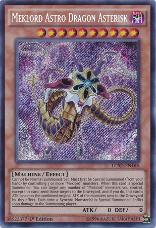 Meklord Astro Dragon Asterisk [LC5D-EN166] Secret Rare | L.A. Mood Comics and Games