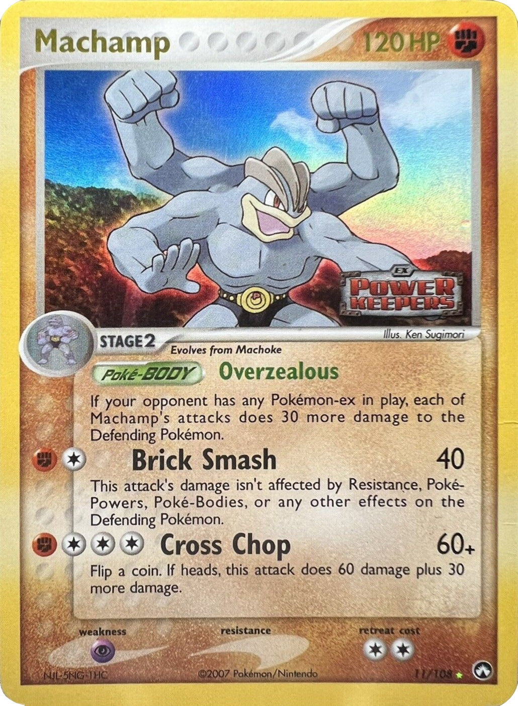 Machamp (11/108) (Stamped) [EX: Power Keepers] | L.A. Mood Comics and Games