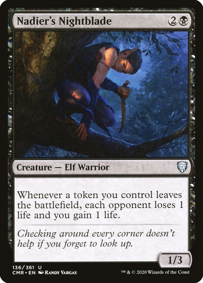 Nadier's Nightblade [Commander Legends] | L.A. Mood Comics and Games