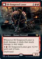 Ill-Tempered Loner // Howlpack Avenger (Extended Art) [Innistrad: Crimson Vow] | L.A. Mood Comics and Games