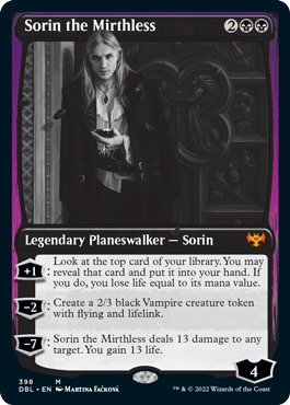 Sorin the Mirthless [Innistrad: Double Feature] | L.A. Mood Comics and Games