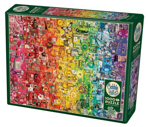 Puzzle 1000 Colourful Rainbow | L.A. Mood Comics and Games