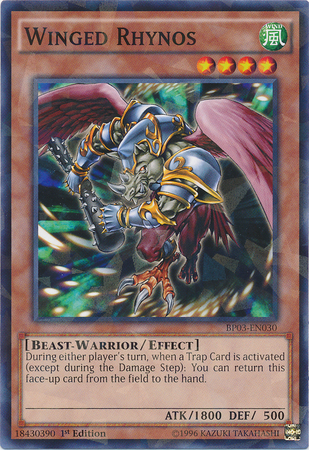 Winged Rhynos [BP03-EN030] Shatterfoil Rare | L.A. Mood Comics and Games