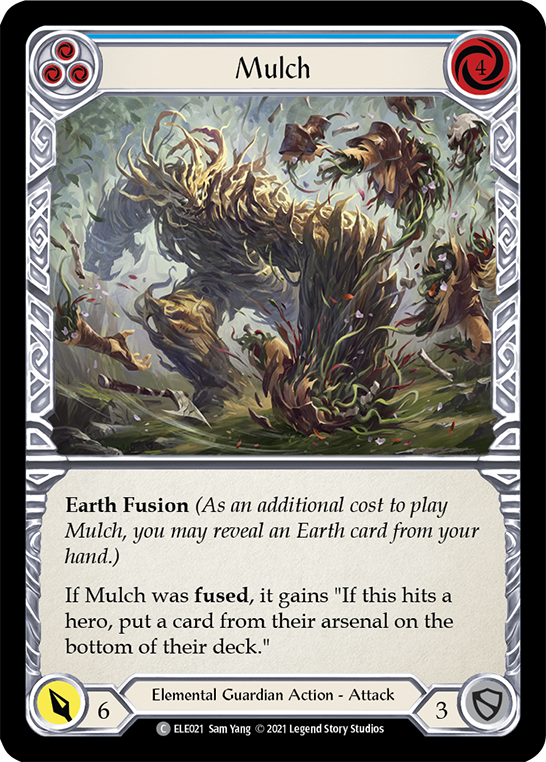 Mulch (Blue) [ELE021] (Tales of Aria)  1st Edition Rainbow Foil | L.A. Mood Comics and Games