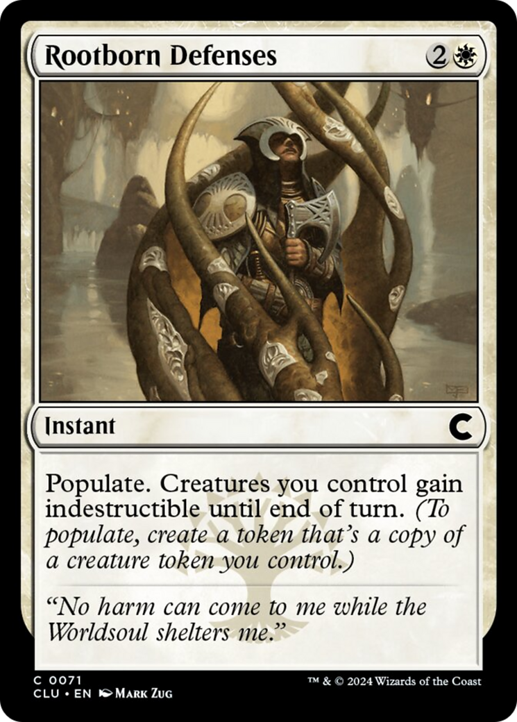 Rootborn Defenses [Ravnica: Clue Edition] | L.A. Mood Comics and Games