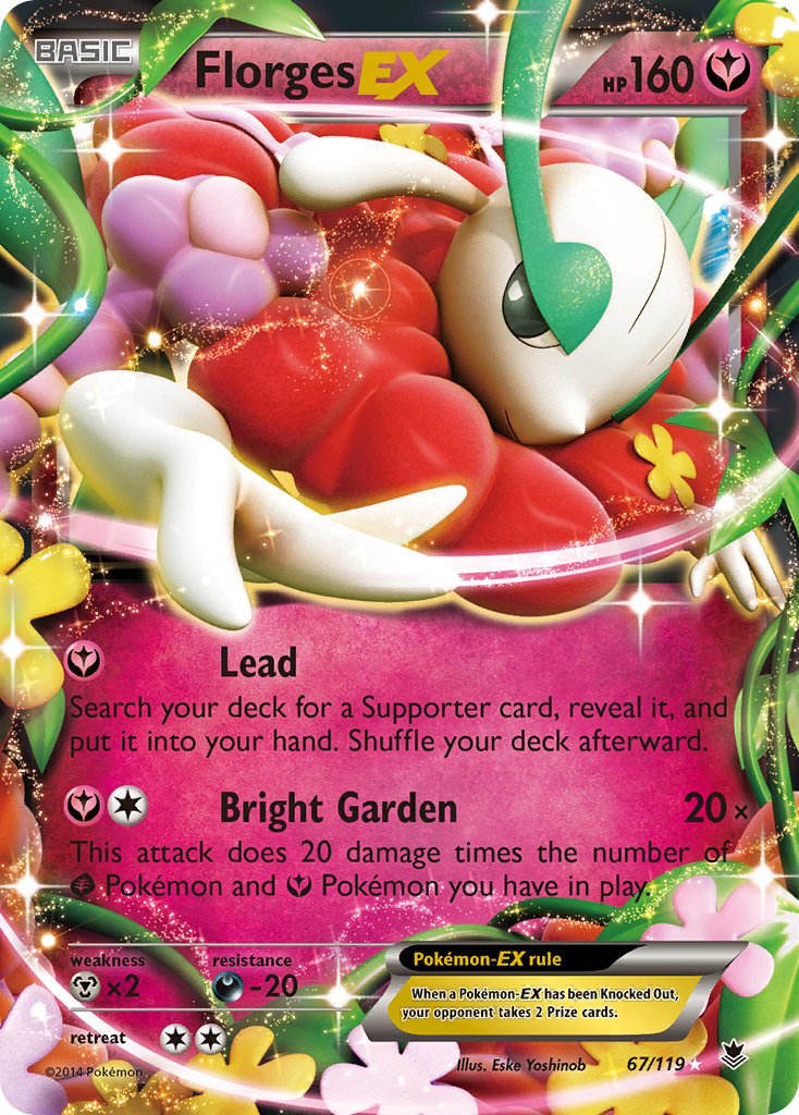 Florges EX (67/119) [XY: Phantom Forces] | L.A. Mood Comics and Games