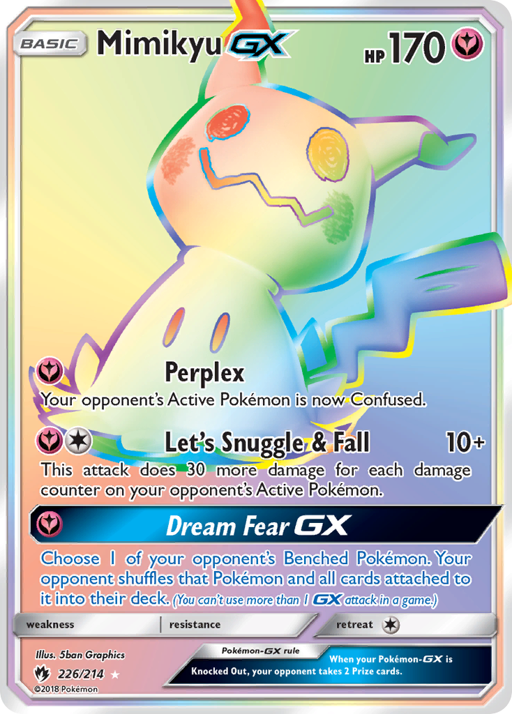 Mimikyu GX (226/214) [Sun & Moon: Lost Thunder] | L.A. Mood Comics and Games