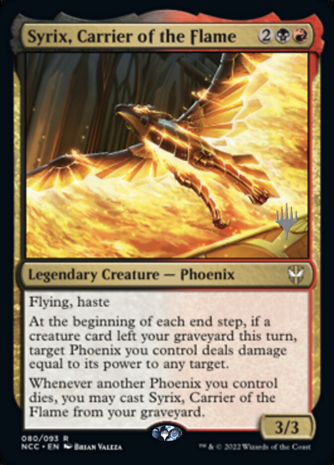 Syrix, Carrier of the Flame (Promo Pack) [Streets of New Capenna Commander Promos] | L.A. Mood Comics and Games