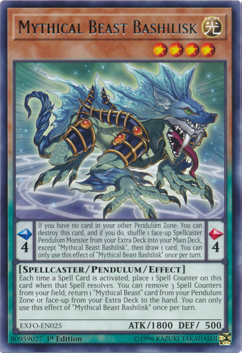Mythical Beast Bashilisk [EXFO-EN025] Rare | L.A. Mood Comics and Games
