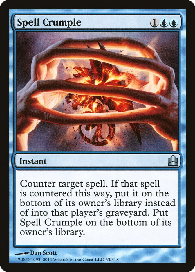 Spell Crumple [Commander 2011] | L.A. Mood Comics and Games