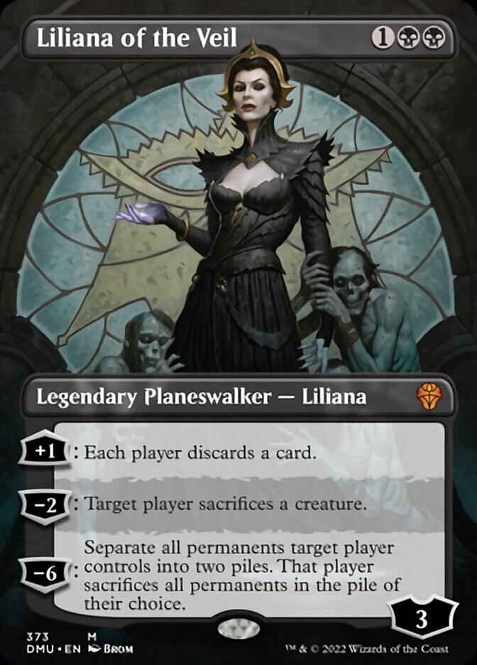 Liliana of the Veil (Borderless) [Dominaria United] | L.A. Mood Comics and Games