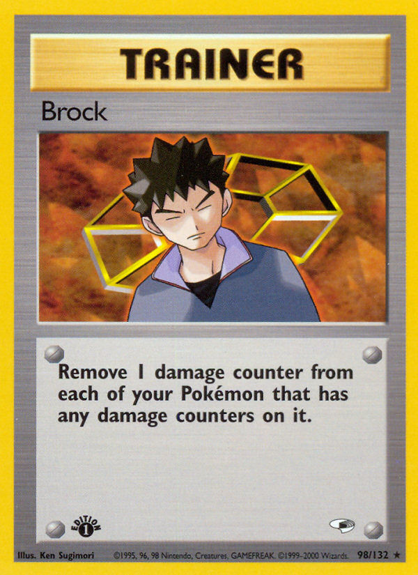 Brock (98/132) [Gym Heroes 1st Edition] | L.A. Mood Comics and Games