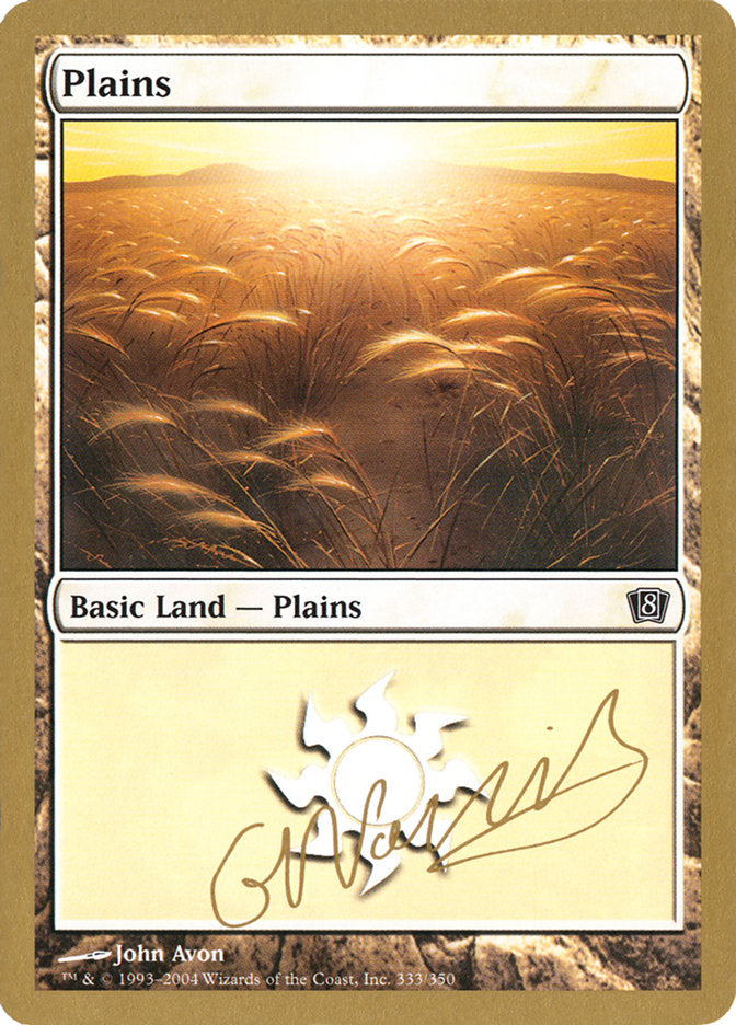 Plains (gn333) (Gabriel Nassif) [World Championship Decks 2004] | L.A. Mood Comics and Games