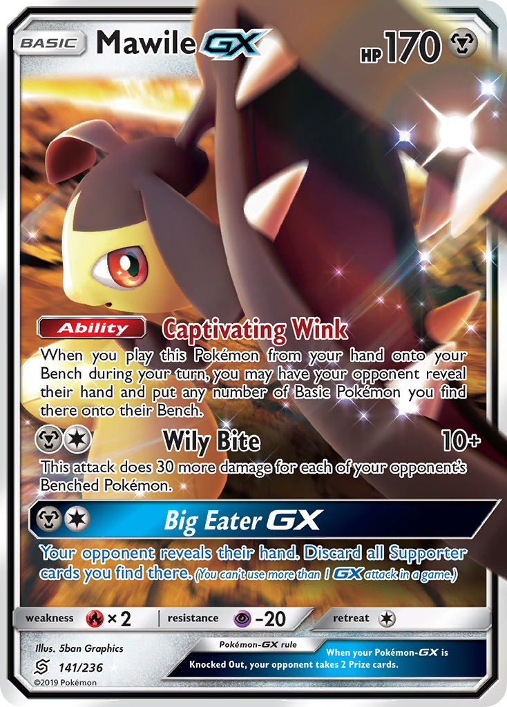 Mawile GX (141/236) [Sun & Moon: Unified Minds] | L.A. Mood Comics and Games